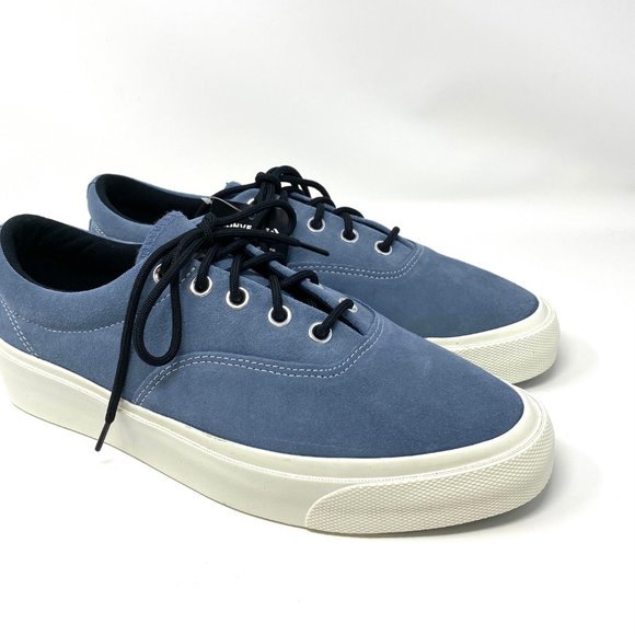 Converse Other - 💖MEGA SALE💖Converse Blue Nubuck Skid Grip Low Top Suede Men's 10.5 169617C